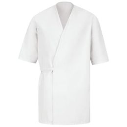 Red Kap WP18 Men's Collarless Poplin Butcher Wrap