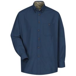 Red Kap SC74 Men's Cotton Contrast Dress Shirt