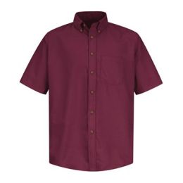 Red Kap SP80T Men's Tall Poplin Short Sleeve Dress Shirt