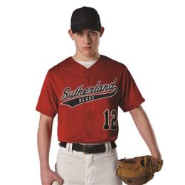 Alleson Athletic 52MFFJY Youth Dura Light Mesh Baseball Jersey