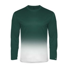 Badger 2204 Youth Ombre Long Sleeve T-Shirt