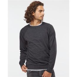 Independent Trading Co. SS1000C Unisex Icon Lightweight Loopback Terry Crewneck Sweatshirt