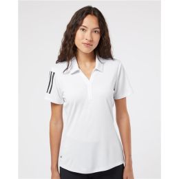Adidas A481 Women's Floating 3-Stripes Polo