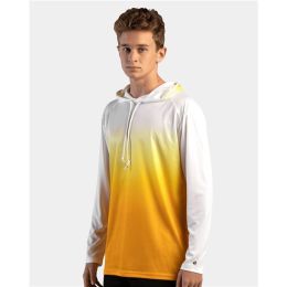 Badger 4205 Men's Ombre Long Sleeve Hooded T-Shirt