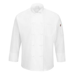 Chef Designs 044X Mimix™ Ten Knot Button Chef Coat with OilBlok