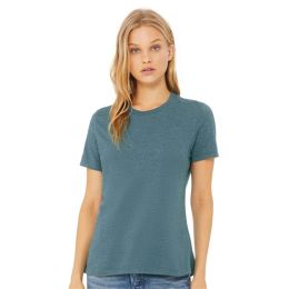 BELLA + CANVAS 6400CVC Women’s Relaxed Fit Heather CVC Tee