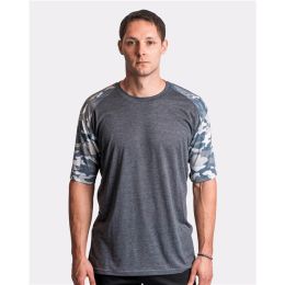 Badger 4970 Men's Vintage Camo Sport Triblend T-Shirt