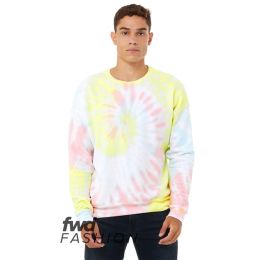 BELLA + CANVAS 3945RD Unisex FWD Fashion Tie-Dyed Crewneck Sweatshirt
