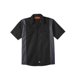Dickies LS524T Men's Tall Industrial Colorblocked Short Sleeve Shirt
