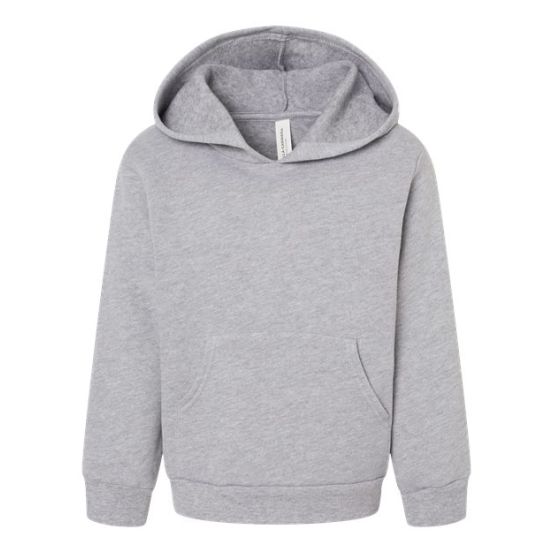 BELLA + CANVAS 3719T Toddler Sponge Fleece Pullover Hoodie Sweatshirt