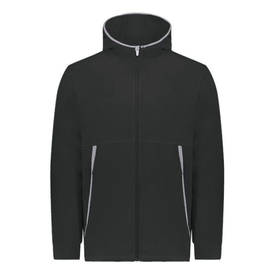 Augusta Sportswear 6859 Youth Eco Revive™ Polar Fleece Hooded Full-Zip Jacket