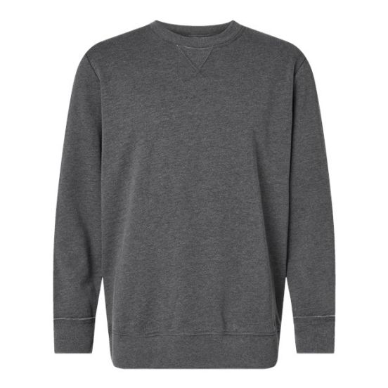 LAT 6935 Unisex Vintage Wash Fleece Crewneck Sweatshirt