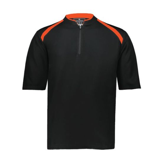 Holloway 229581 Men's Clubhouse Short Sleeve Quarter-Zip Pullover