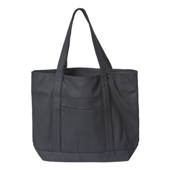 Liberty Bags 8873 XL Zippered Cotton Canvas Resort Tote