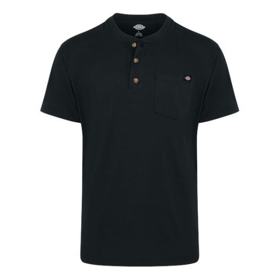 Dickies WS51T Men's Tall Heavyweight Traditional Short Sleeve Henley