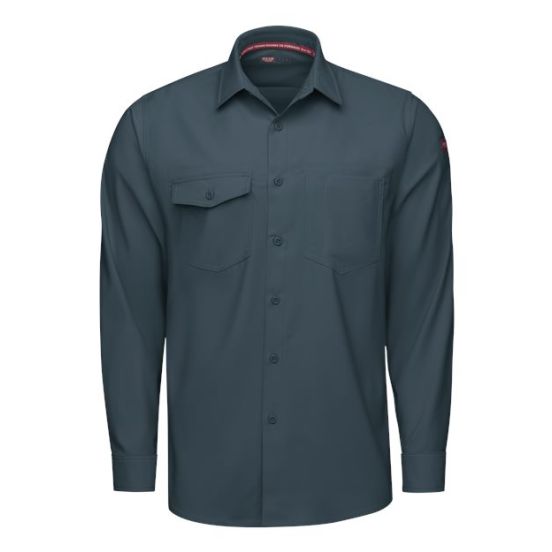 Red Kap TSM4T Men's Tall Cooling Long Sleeve Work Shirt
