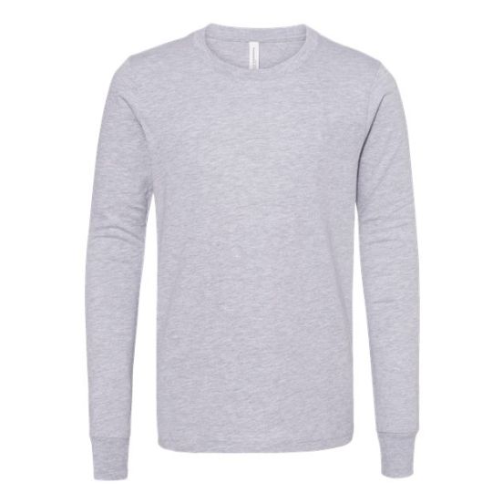 BELLA + CANVAS 3501YCVC Youth Heather CVC Long Sleeve Tee