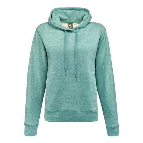 J. America 8742 Women's Electric Fleece Hooded Sweatshirt