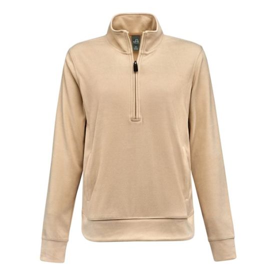 J. America 8762 Women's Element Fleece Quarter-Zip Sweatshirt