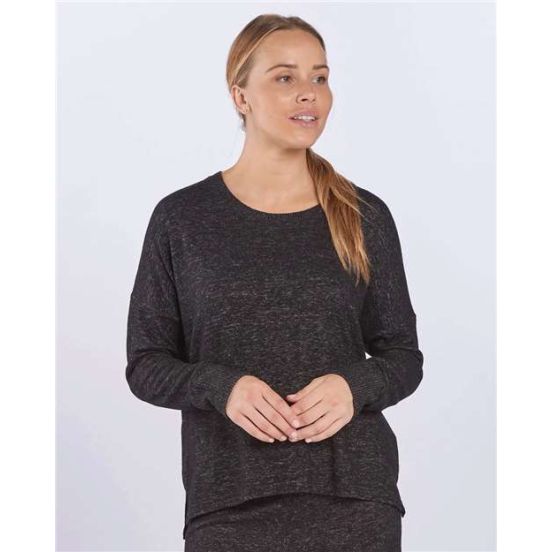 Boxercraft L06 Women's Cuddle Fleece Boxy Crewneck Pullover