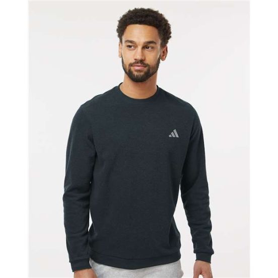 Adidas A586 Men's Terry Loop Crewneck Sweatshirt