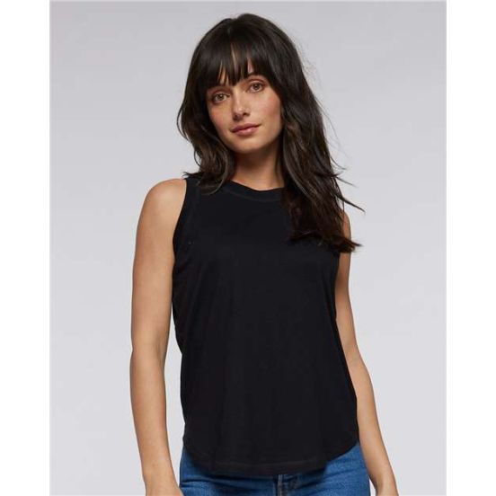 LAT 3592 Women's Relaxed Fine Jersey Tank