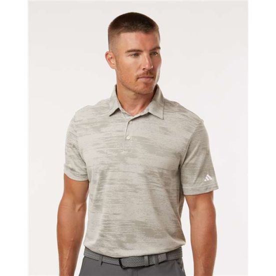 Adidas A2005 Men's Ultimate365 Textured Stripe Polo