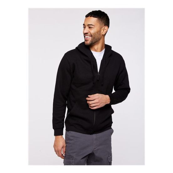 LAT 6927 Unisex Full-Zip Fleece Hoodie Sweatshirt