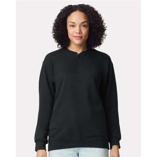Gildan SF008 Unisex Softstyle® Midweight 1/4 Zip Sweatshirt