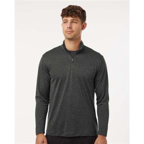AllPro 4HM700 Men's Pro-Lock Performance Mélange Quarter-Zip Pullover