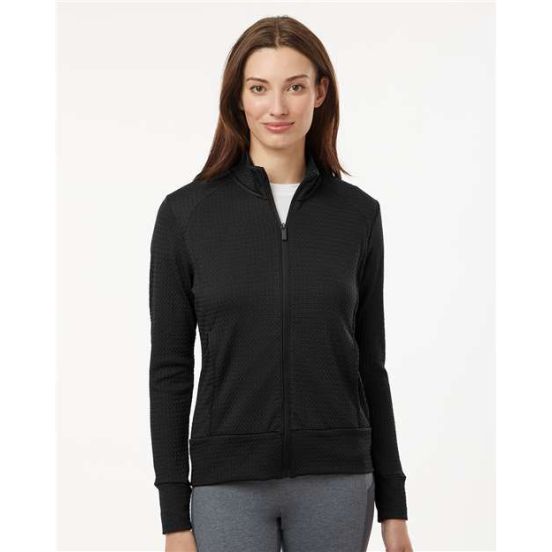 Adidas A1007 Women's Ultimate365 Textured Full-Zip Jacket
