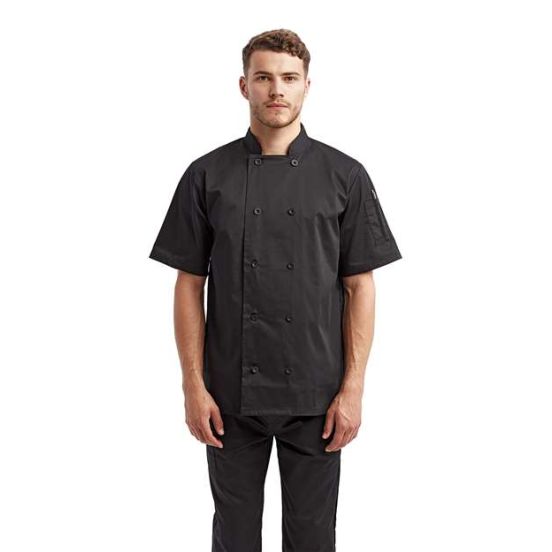Artisan Collection by Reprime RP656 Unisex Short Sleeve Recycled Chef Coat