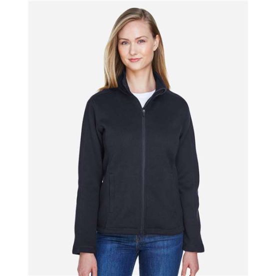 Devon & Jones DG793W Women's Bristol Full-Zip Sweater Fleece Jacket