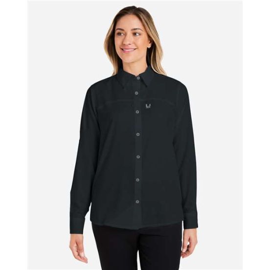 HUK H615006 Women's Tide Point Long Sleeve Shirt