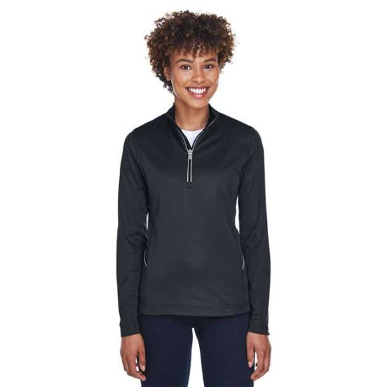 UltraClub 8230L Women's Cool & Dry Sport Quarter-Zip Pullover