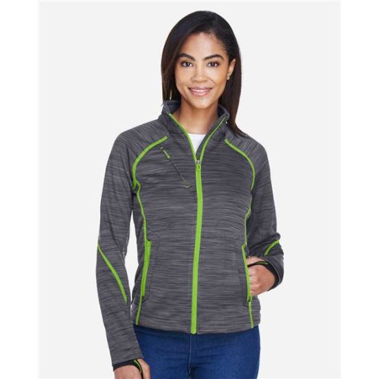 North End 78697 Women's Flux Mélange Bonded Fleece Jacket