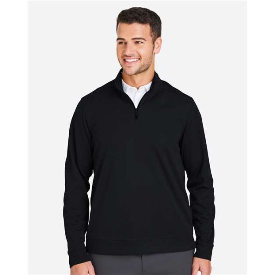 North End NE412 Men's Express Tech Performance Pique Quarter-Zip Pullover