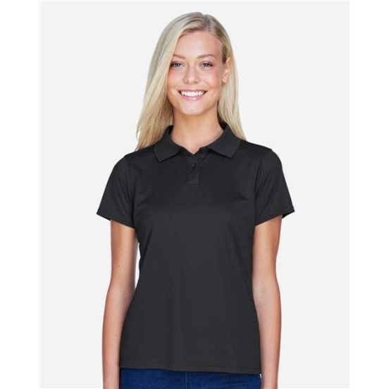 Harriton M315W Women's Polyester Jersey Polo