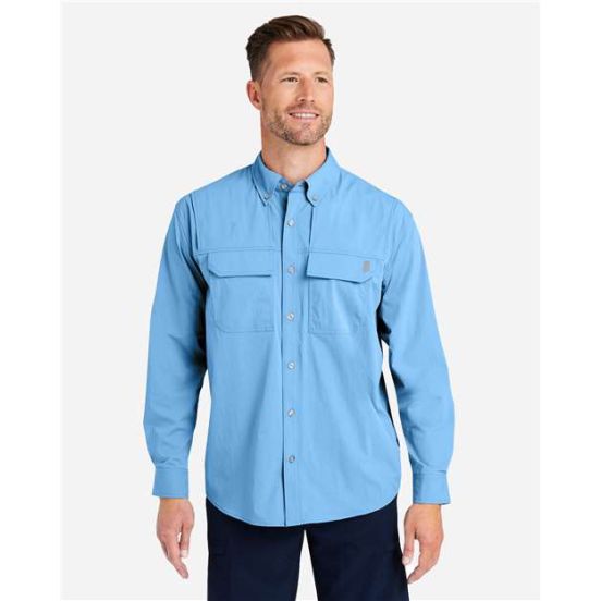HUK H150184 Men's Creekbed Pocket Fishing Shirt