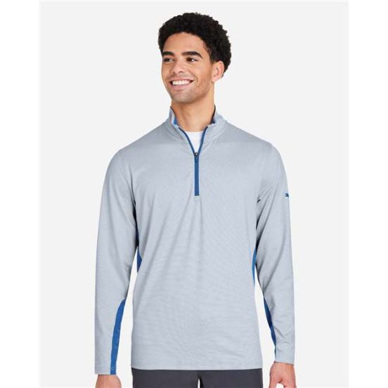 Puma Golf PG410 Men's Mesa Stripe Quarter-Zip Pullover
