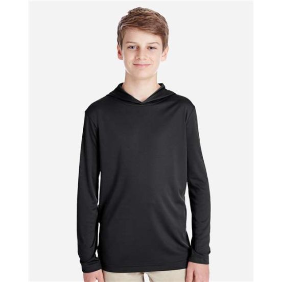 Team 365 TT41Y Youth Zone Performance Hooded T-Shirt