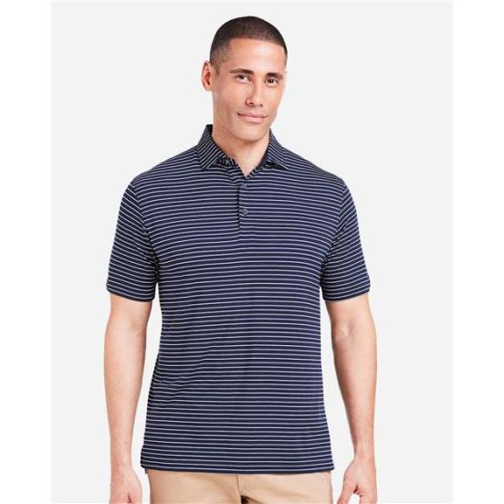 TASC Performance Inc TM546Y Men's Cloud Lightweight Polo Brookline Stripe