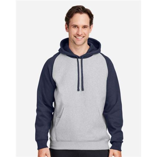 Team 365 TT96CB Unisex Zone HydroSport™ Heavyweight Colorblock Hooded Sweatshirt