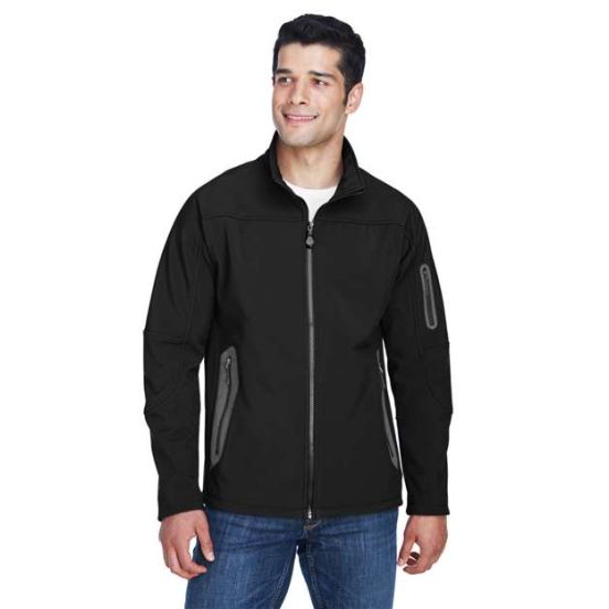 North End 88138 Men's Three Layer Fleece Bonded Shell Technical Jacket