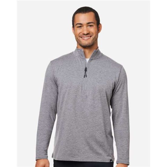 Glyder MDP1772 Men's Fairway Marbled Jersey Quarter-Zip Pullover
