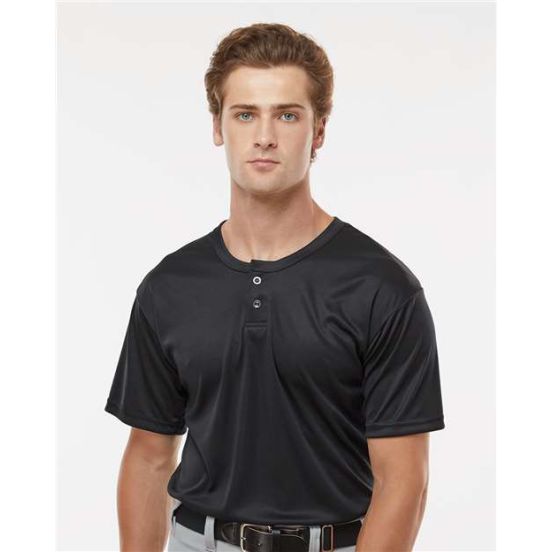 Alleson Athletic 7930 Men's B-Core Placket Jersey