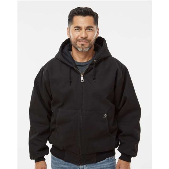 DRI DUCK 5020T Men's Tall Cheyenne Boulder Cloth™ Hooded Jacket with Tricot Quilt Lining