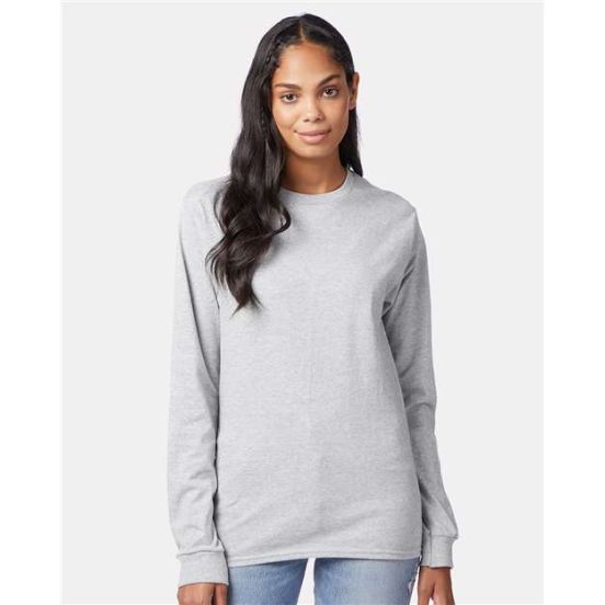 Hanes 5586 Authentic Long Sleeve T-Shirt