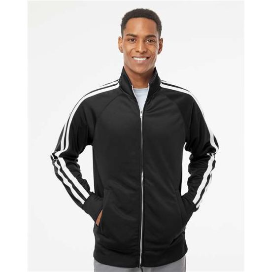 Independent Trading Co. EXP70PTZ Men's Lightweight Poly-Tech Full-Zip Track Jacket