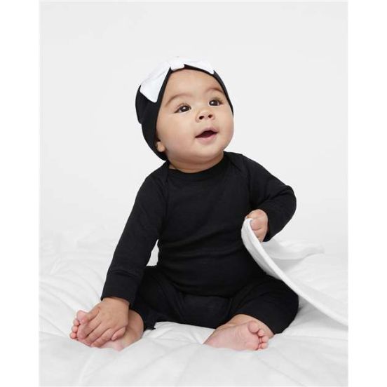 Rabbit Skins 4412 Infant Long Legged Baby Rib Bodysuit